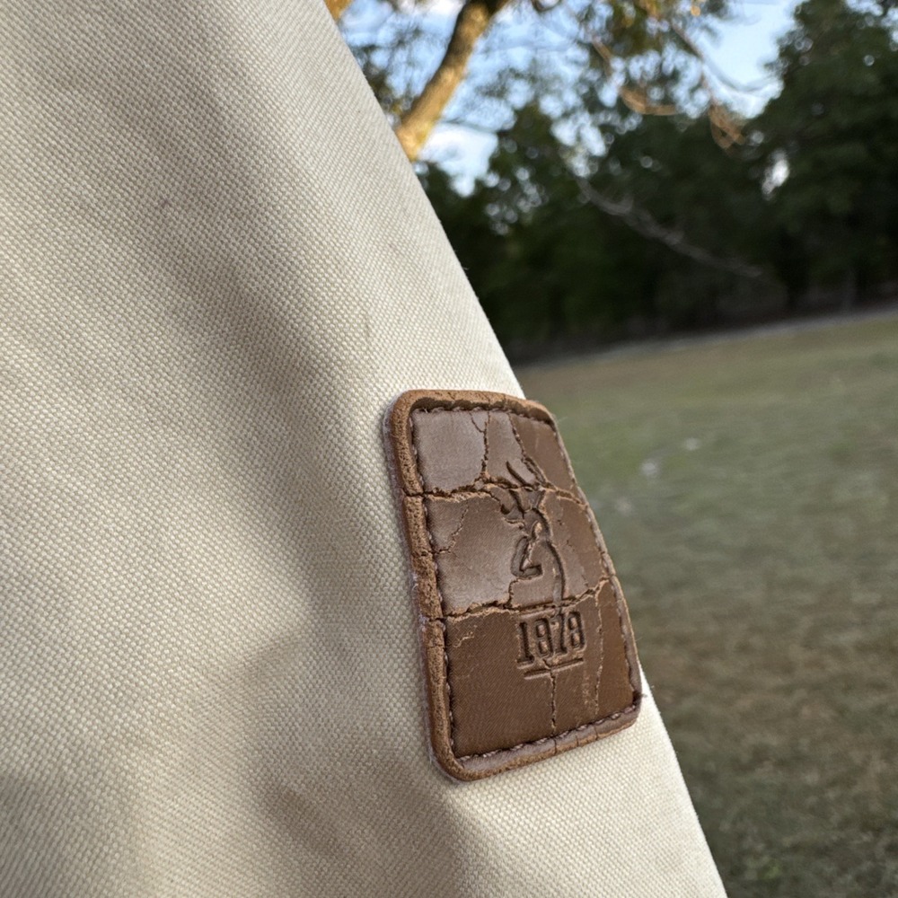 Browning Veracity Hunting Field Jacket Men's‎ Large Tan Utility Canvas - Picture 5 of 9